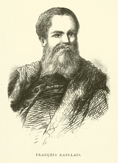 Ritratto di François Rabelais da Gustave after Dore